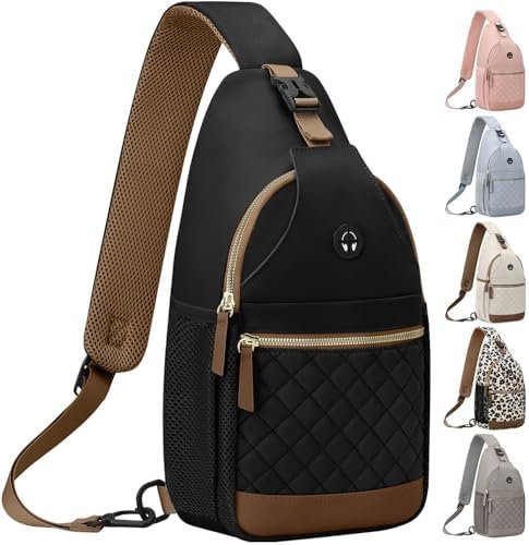 Small Crossbody Purses Bags for Women Men Travel, Chest Sling Bag Women Casual Cross Body Bag for Woman Sling Backpack