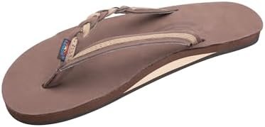 Rainbow Sandals Women’s Flirty Braidy Premier Leather w/Single Braided Strap