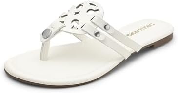 DREAM PAIRS Flip Flops for Women Comfortable Thong Flat Sandals for Summers Dress Beach