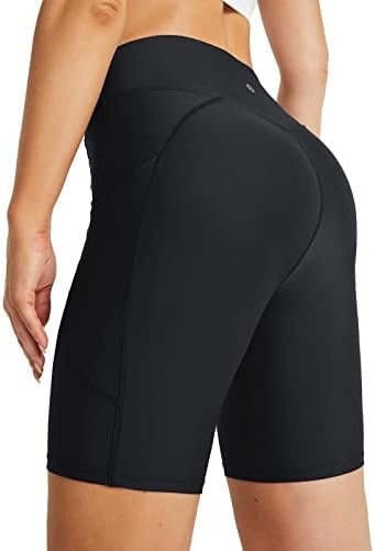 baleaf Women's 3"/5"/6"/8" High Waisted Swim Shorts Tummy Control Swimsuits Bottoms Modest Board Shorts UPF 50+