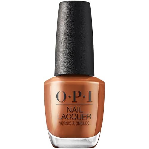 OPI Nail Lacquer Nail Polish | Opaque Dark Brown Crème Chip Resistant Nail Polish | Vegan, Fast Drying, Streak Free