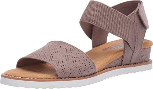 Skechers Women's Desert Kiss-Stretch Quarter Strap Sandal Flat