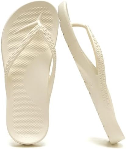 Flip Flops for Women and Men with Arch Support Comfortable Recovery Slide Sandals Slip Resistant Shower Shoes Walking Thong Sandals Lightweight and Soft Footbed Slides Flip Flops