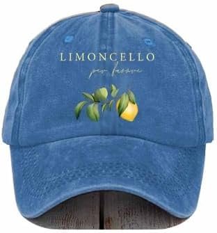 Limoncello Per Favore Baseball Cap Hat Italy Baseball Hat for Women Limoncello Per Favore Hats
