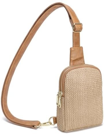 INICAT Summer Straw Bag Small Sling Beach Bag Crossbody Bags Rattan Woven Purses for Women 2025