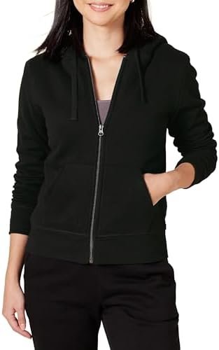 Amazon Essentials Women's Sherpa-Lined Fleece Full-Zip Hooded Jacket (Available in Plus Size)