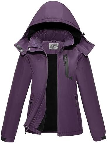 GOLDEN CAMEL Women's Winter Jacket Windproof Ski Snow Jacket Waterproof Thicken Parka Rain Jacket Warm Puffer Coat