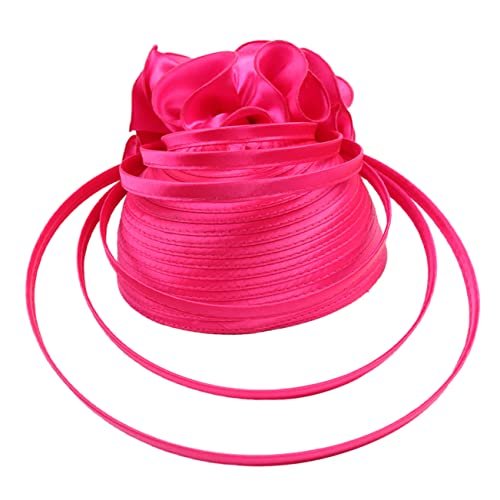 Homoyoyo Exaggerated Fascinator Hat for Women Elegant Tea Party Headband Stylish Cocktail Hat for Weddings and Banquets Lightweight and Eye-Catching Design