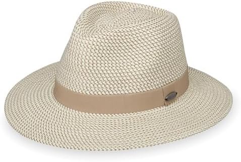 Wallaroo Hat Company Charlie Fedora – UPF 50+ UV Protection Sun Hat, Wide Brim, Adjustable, Packable, Women & Men, 2 Sizes