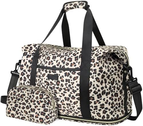 Expandable Travel Duffle Bags Weekender Overnight Bags for Women Men Hospital Bag for Women Labor Delivery with Toiletry Bag Waterproof