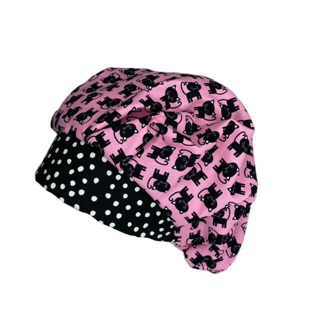 Bouffant Surgical Scrub Cap Meow Scrub Hat OR Hats Womens Scrub Caps
