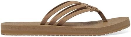Sanuk Women's Yoga Sandy | Flip Flops for Women | Yoga Sandals For Women | Memory Foam Footbed
