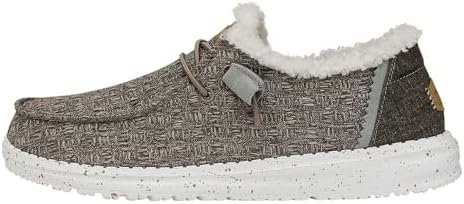 Hey Dude Wendy Warmth Charcoal | Women’s Shoes | Women’s Slip-on Loafers | Comfortable & Light-Weight