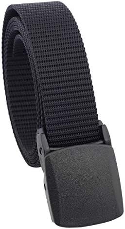 Sportmusies Women's Nylon Webbing Military Style Tactical Duty Belt with Plastic Buckle