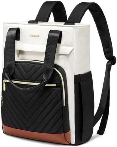 LOVEVOOK Laptop Backpack for Women, 15.6 Inch Work Laptop Bag Teacher Nurse Backpack, Wide Open Travel Tote Backpack Purse Business Computer Daypack